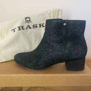 Trask boots, protective covers, and original box.